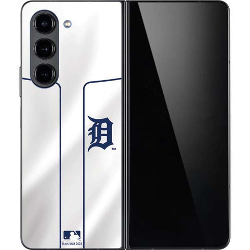 MLB Detroit Tigers Home Jersey Galaxy Z Fold5 5G Skin